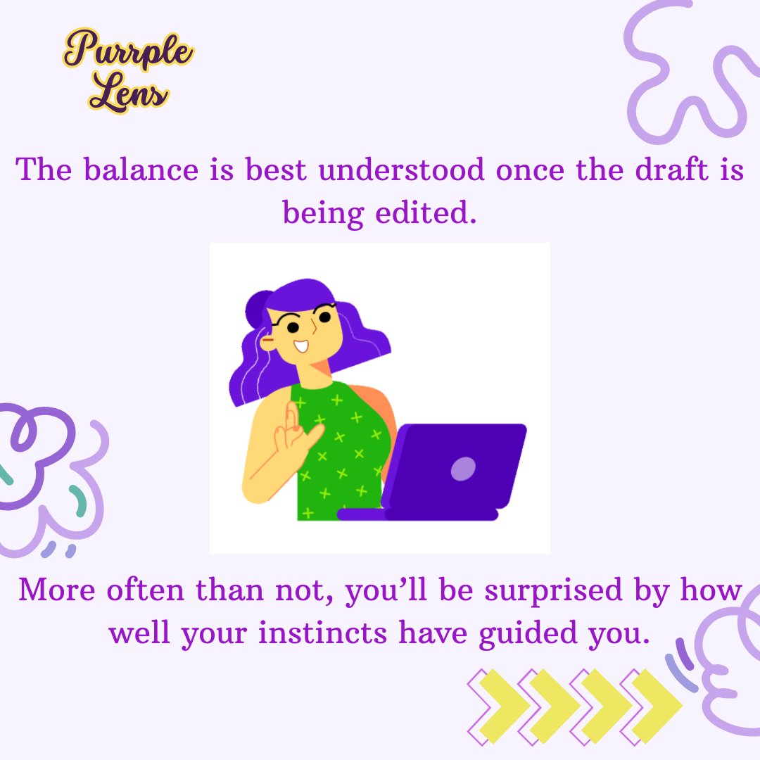 PurrpleLens's tweet photo. ✨ But if misused or overused, your prose turns lethargic and borders on being boring.
#BetaReading #WritingCommunity #PurrpleLens #ManuscriptEvaluation #ShowDontTell #WritingMyth https://t.co/y5IrjsOE1U