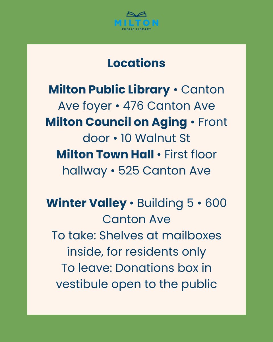 Milton Library tweet media