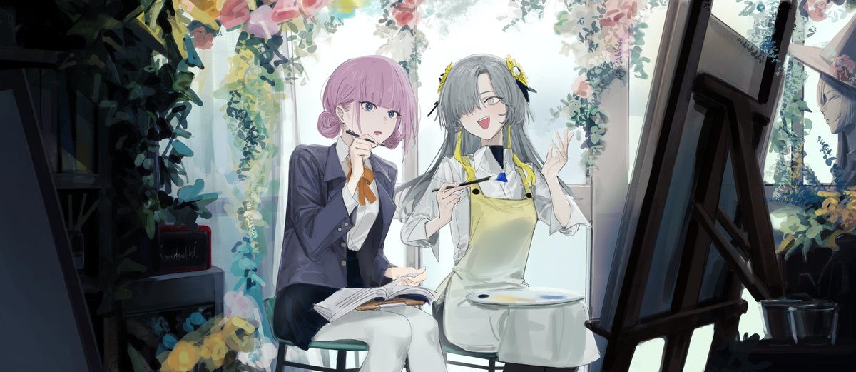 #花譜美術部
#ヰ世界情緒美術部
魔女美術部