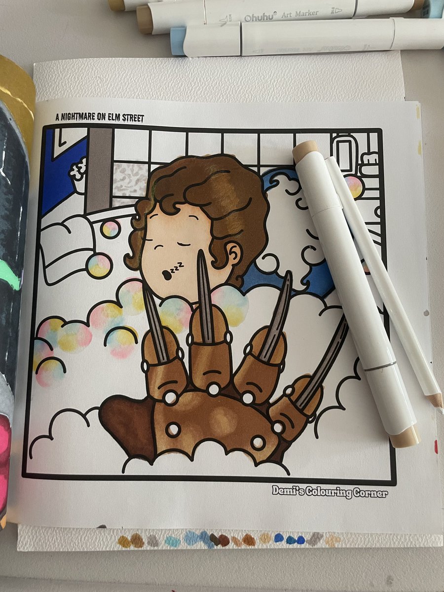 haven’t been v active the last few days cause i’m not feeling so hot so i’ve been working on some colouring😝