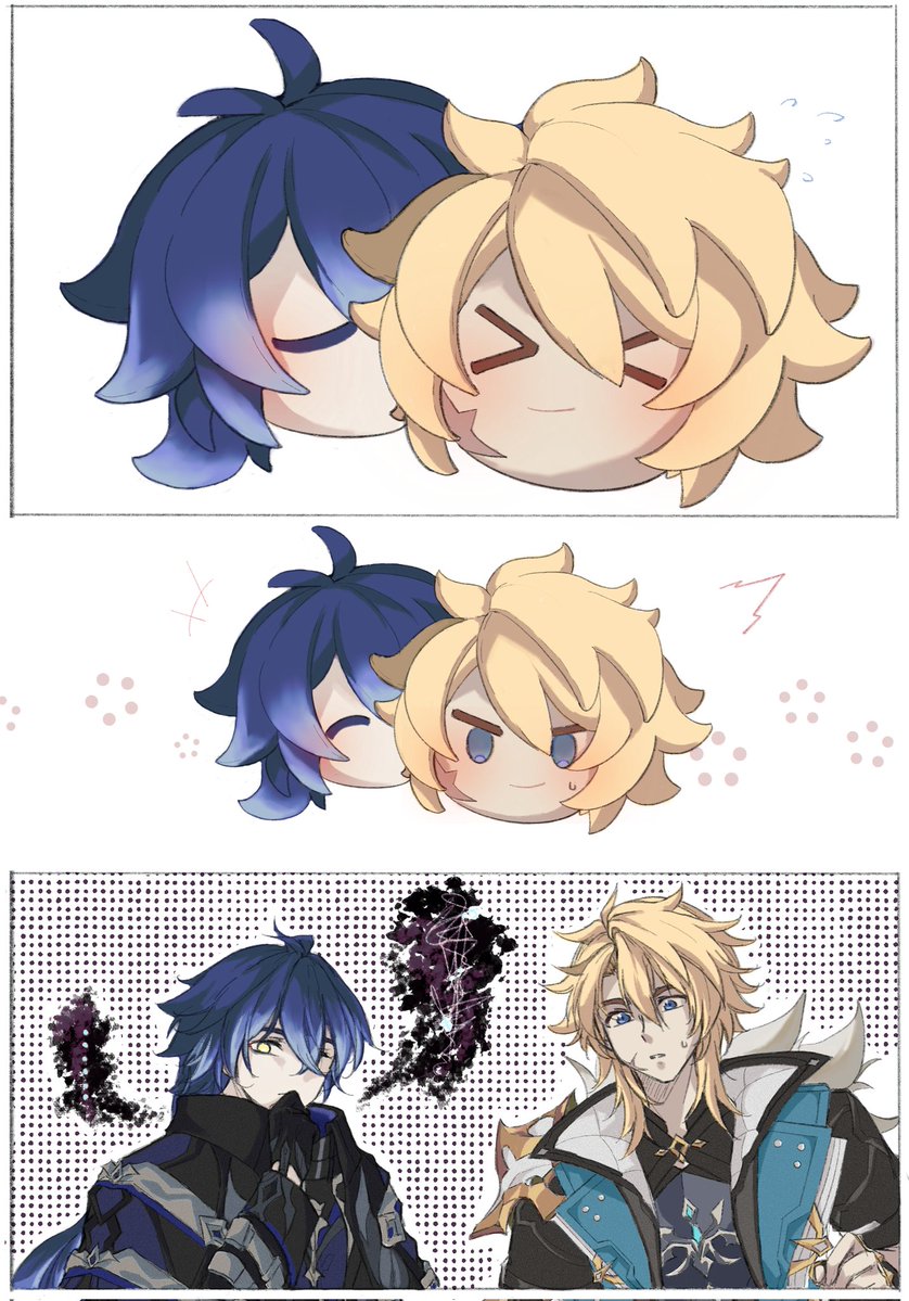 qiqijianlingshi's tweet image. #flinsvar 
ンズルカ🕯⚔️
奶黄包瘾犯了（