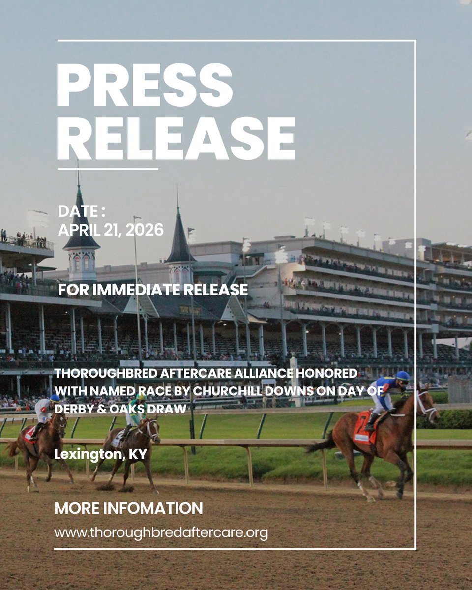 Thoroughbred Aftercare Alliance tweet media