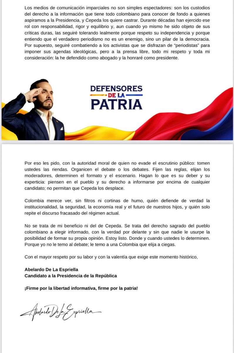 ÚltimaHoraCaracol tweet media