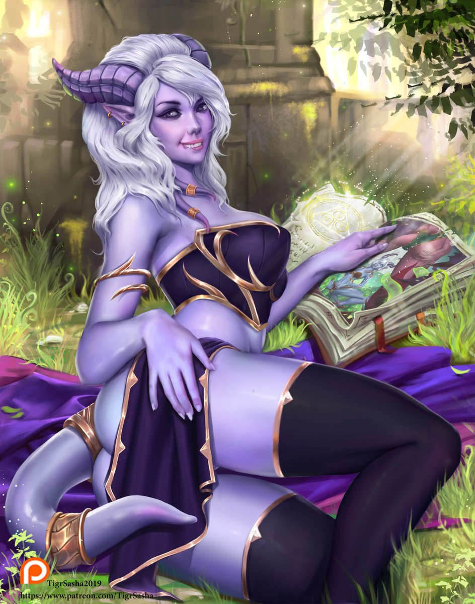 TigrSasha1's tweet image. It's been so long since I've had a commission from my favorite Draenei, do you think it needs to be fixed somehow? #Draenei #warcraft