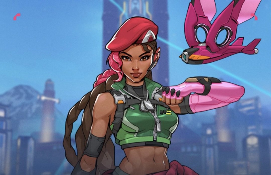 LordEmixam's tweet photo. Sierra est un soldat de Helix Security recherchant sa mère disparue. Elle dispose d'un fusil tirant des projectiles et une balise qui attire les balles, d'une grenade sismique et d'un drone nommé Dorothy qui lui permet de s'accrocher avec un grappin et même de larguer des bombes https://t.co/DhSPl8JMFM