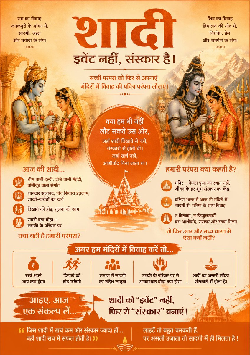 शादी कितनी सच्ची है।
जब हल्दी रंग से ज़्यादा थीम बन जाए, जब मेहंदी खुशबू से ज़्यादा शो बन जाए, जब संगीत दिल से ज़्यादा स्पीकर पर बजे… तो समझ लीजिए 
हम रस्में निभा नहीं रहे, हम उन्हें निभाने का अभिनय कर रहे हैं।
और इस अभिनय की सबसे भारी कीमत… अक्सर एक पिता चुकाता है।