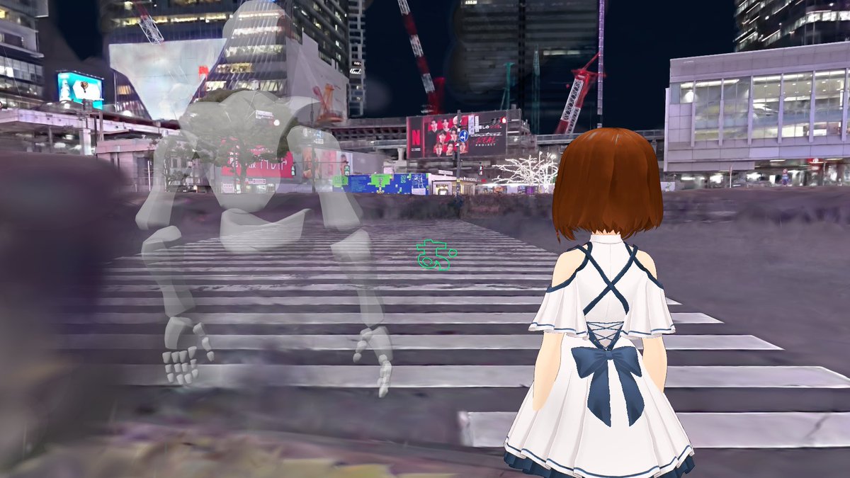 fukitanuki's tweet image. やすみなさい #VRChat
夜の渋谷スクランブル交差点 ⁄ Shibuya Scramble Crossing at Night 
 vrchat.com/home/launch?wo…