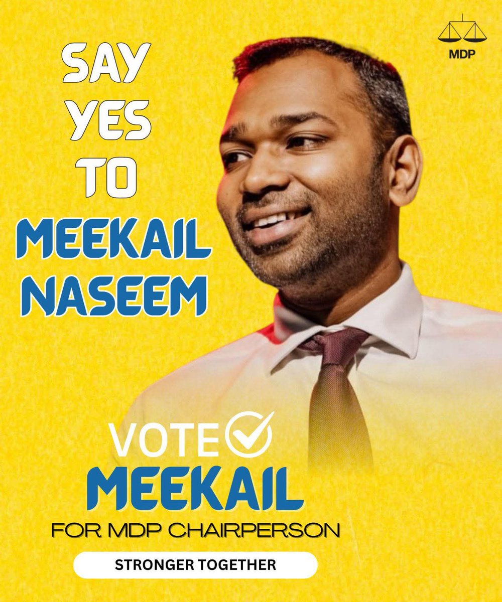 sujauadam's tweet photo. Since announcing his candidacy and sharing his vision in Bodufolhudhoo, I have firmly decided to support @MickailNaseem 's leadership and I remain steadfast in that commitment. 
#Trust✅ https://t.co/UKiKoKGRc5