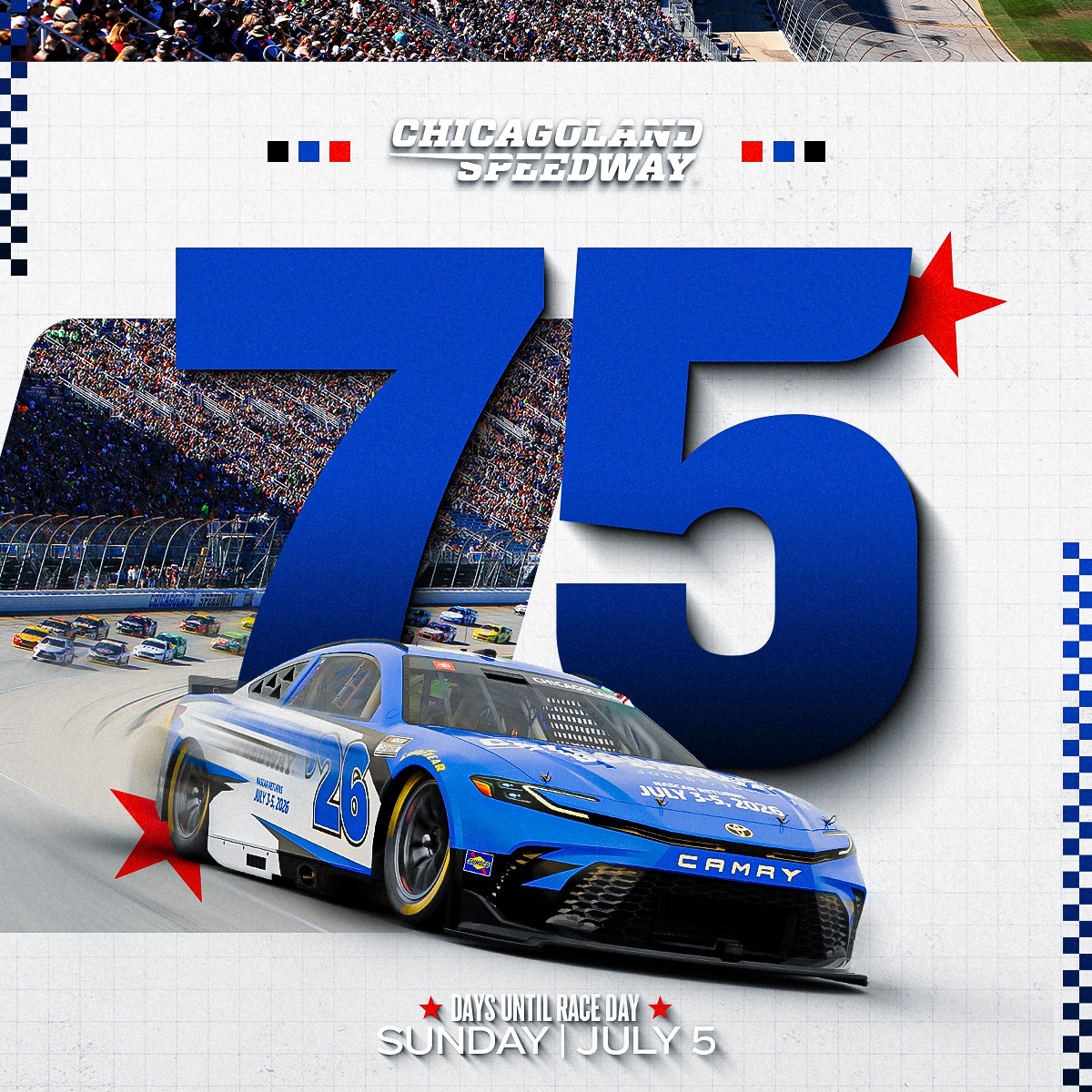 Chicagoland Speedway tweet media