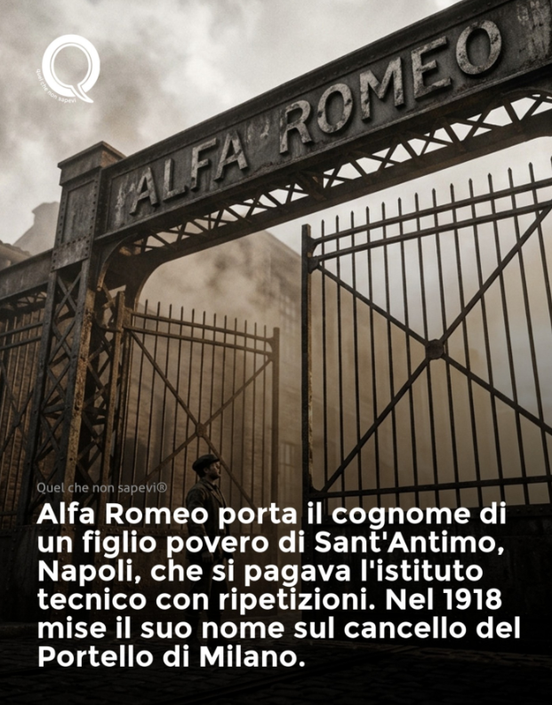 Per frequentare l'istituto tecnico a Napoli ci andava a piedi e si pagava gli studi facendo ripetizioni.
Il Biscione è rimasto. Il suo cognome anche.
L'icona più milanese d'Italia la fondò un ragazzo napoletano che non aveva i soldi per il tram.