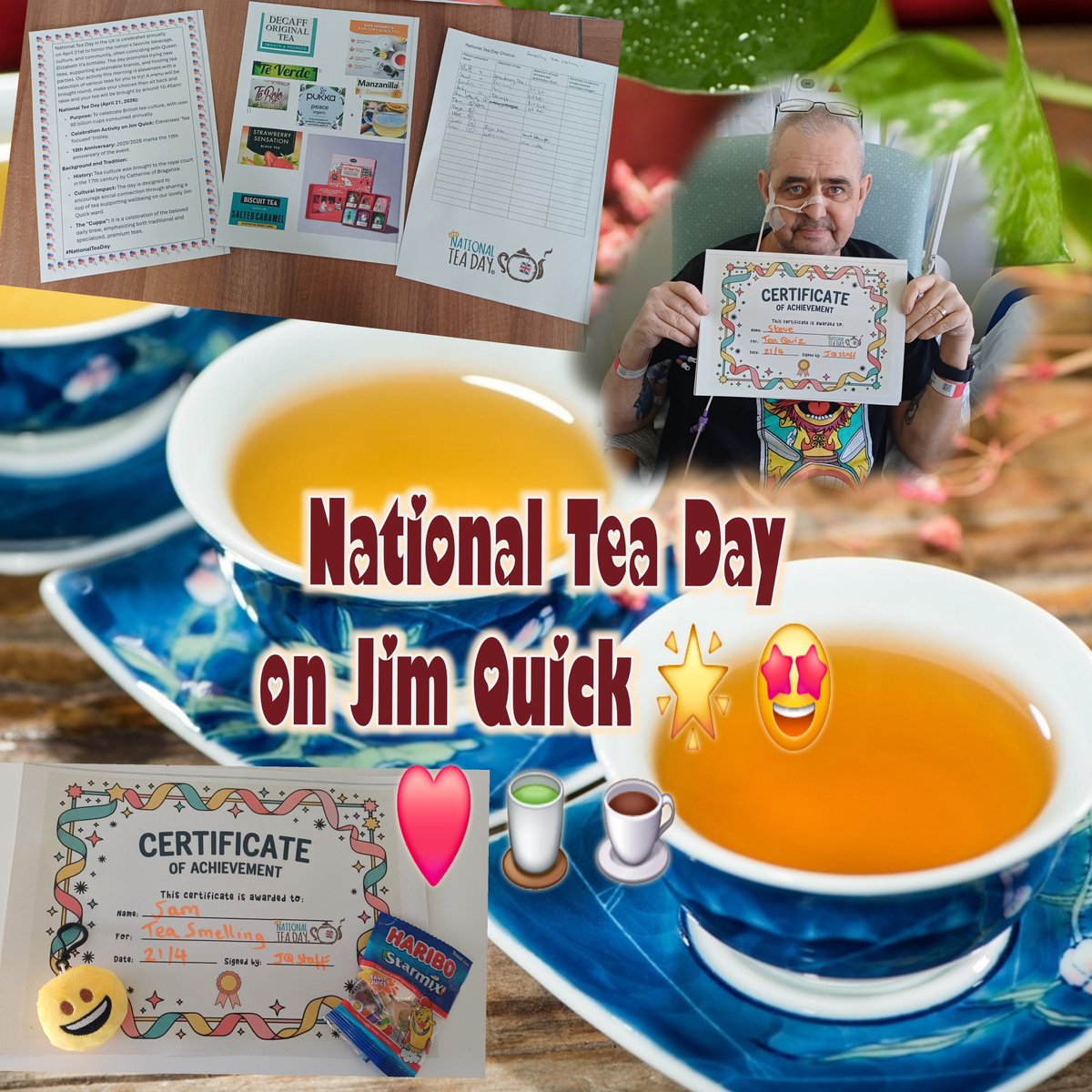 JimQuickMFT's tweet image. It's @Nationalteaday #NationalTeaDay #TeaTime #BrewTiFul we celebrated by trying various flavors (truffle choc/cookie cream/pineapple were among the teas to try!) &amp;amp; playing 'guess the tea bag' game by smell! &amp;amp; a tea-inspired quiz! @Michaela0895 @parkerkarenj @NHS @MFT_PatientExp