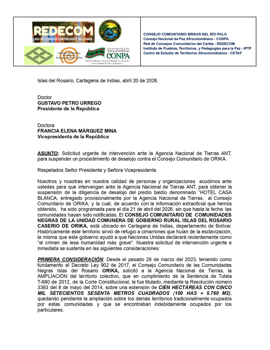 Instituto Pueblos Territorios Pedagogias para Paz tweet media