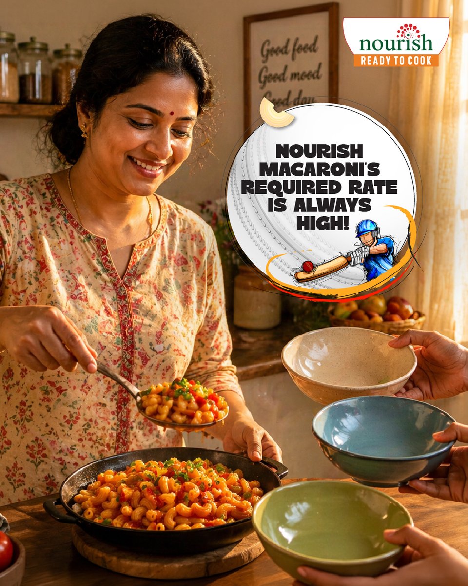 WorldOfNourish's tweet photo. Nourish Macaroni har kisi ko chahiye kyonki yeh healthy hai, super tasty hai aur non-sticky hai.
Order Nourish Macaroni now!!

#UltimateAllRounder https://t.co/h1elHwrGe8