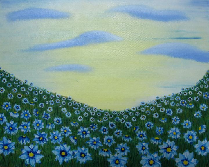 PazleeButterfly's tweet photo. Art of the Day! ""Blue Reflection"". Buy at: https://t.co/a4h3iZwNLy https://t.co/xnWLhcastz
