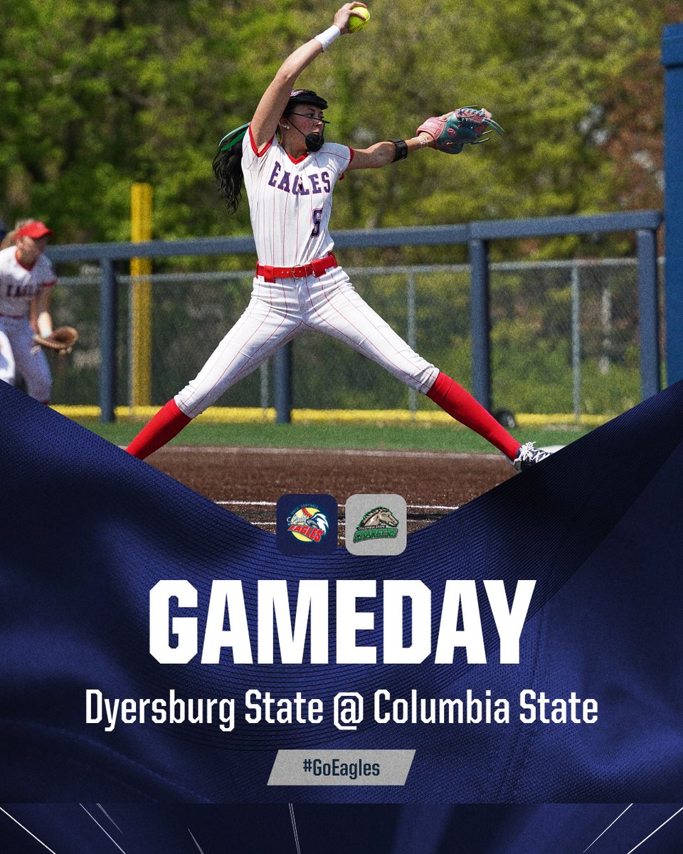 DSCCSoftball's tweet photo. GAMEDAY

The Lady Eagles kick off the final week of the regular season with a trip to Columbia State this afternoon for a doubleheader!

⏰ Noon
📍 Columbia, TN https://t.co/utVjGtasQO