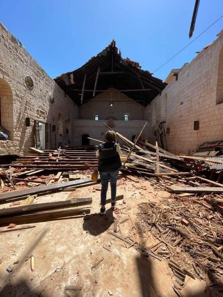 HadiNasrallah's tweet photo. @IDF When will you rebuild the churches you bombed? And is there a way to bring back the christians you massacred back to life? You are only doing this because you couldn’t blame the cross incident on “Khamas and khezbollah tunnels”. It was a true IDF image without propaganda https://t.co/p3UT05HajP