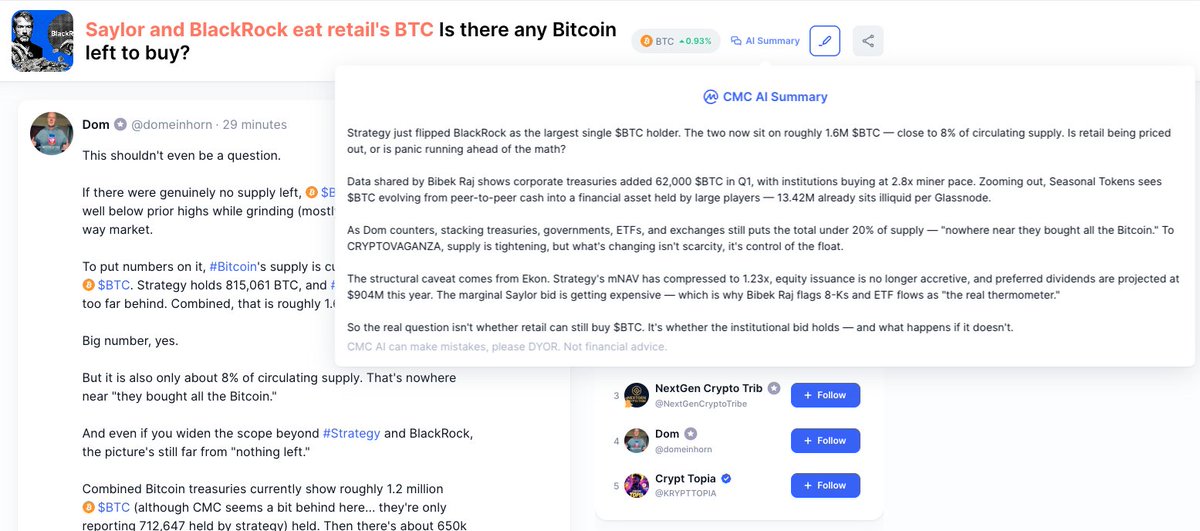 CoinMarketCap tweet media