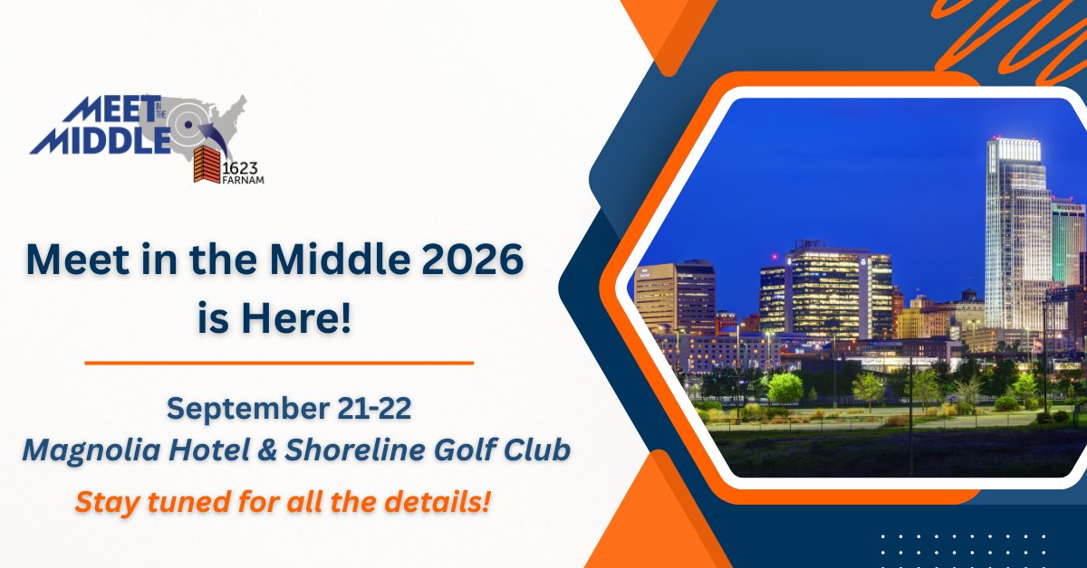 1623Farnam's tweet image. ⏳ The countdown to #MeetintheMiddle is on.
We’re bringing #cloud, #carrier &amp;amp; #DigitalInfrastructure leaders together Sept 21–22 in #Omaha for two days of high‑value networking and insight.
📍 Magnolia Hotel &amp;amp; Shoreline Golf Club
🗓️ Sept 21–22
 info.1623farnam.com/meet-in-the-mi…