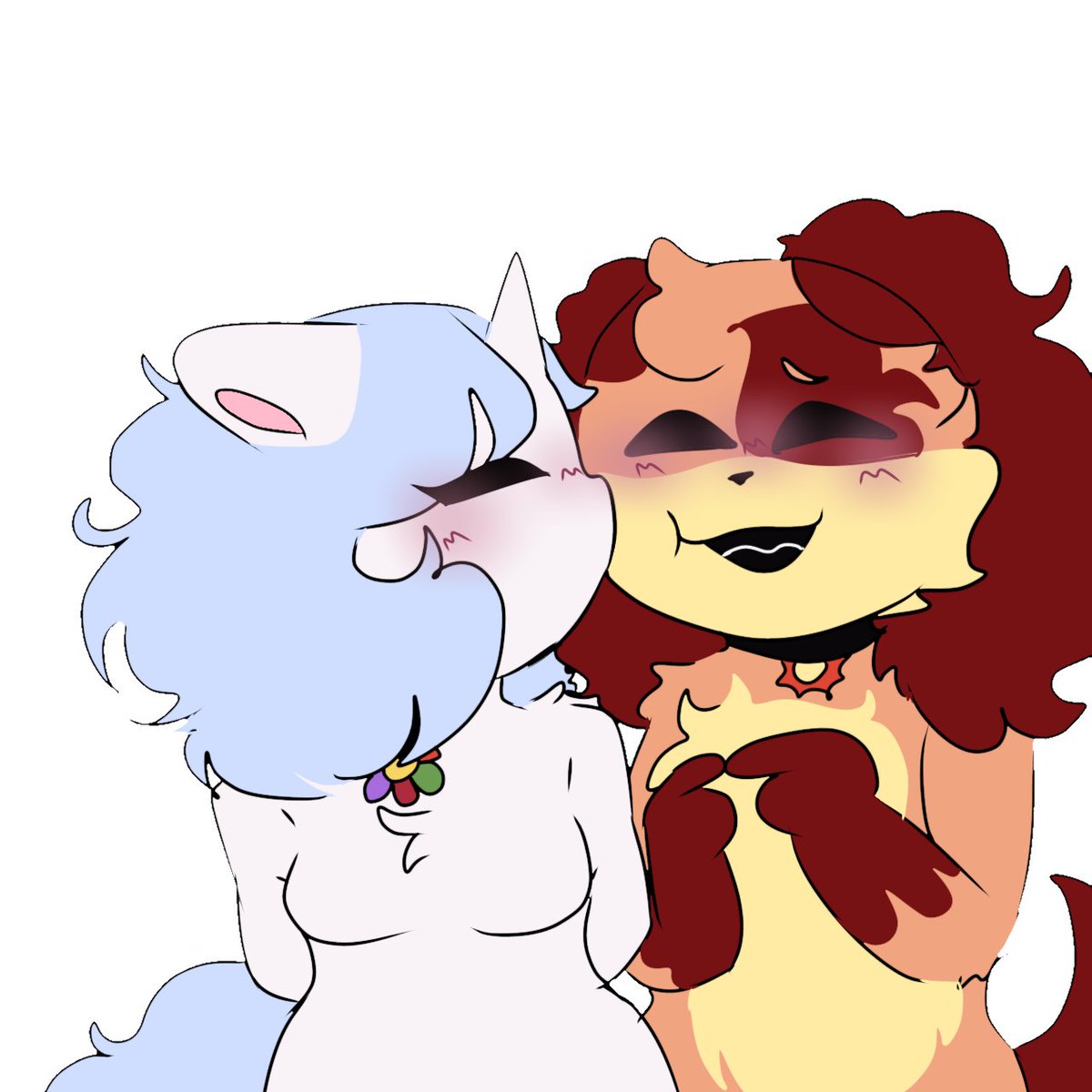 DBethoven143527's tweet image. Tengo bloqueo artístico😭
(Díganme ships que les gustaría que dibuje 🌘🌸🩷)
#Crafty x #Dogday