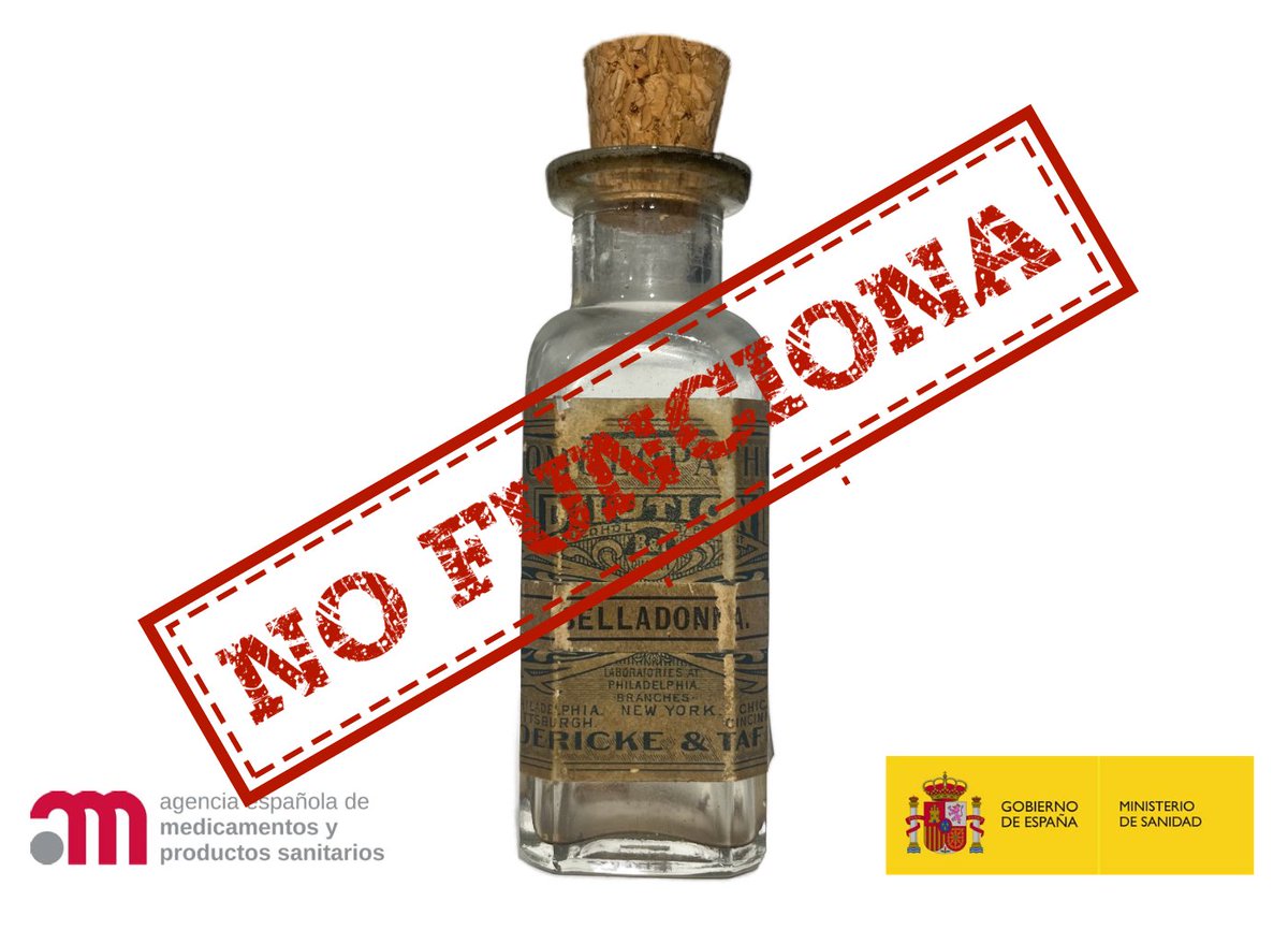 La Asociación Española del Medicamento y Productos sanitarios (AEMPS) y el Ministerio de Sanidad, concluyen que «No existe evidencia científica que avale la eficacia de la homeopatía».

Adjuntamos noticia de <a href="/cescept/">Círculo Escéptico</a>
circuloesceptico.org/noticias/no-ex…

#LaHomeopatíaNoCuraNada
