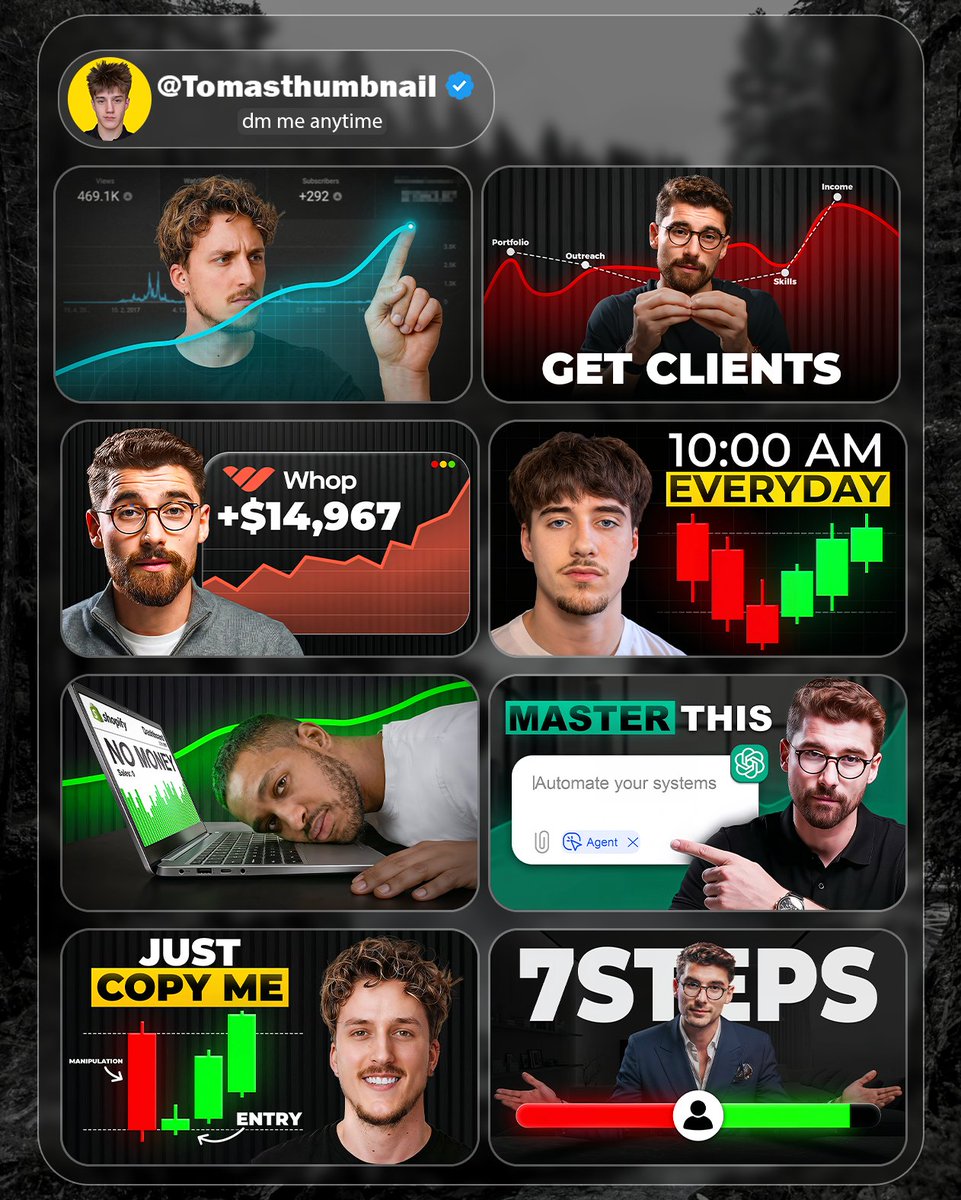Tomas | Thumbnail Designer tweet media