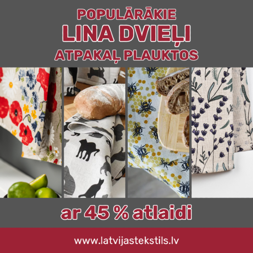 Populārākie lina dvieļi atkal pieejami!
Četri dizaini, kas tika izpirkti rekordātri, ir atpakaļ plauktos – un tikai par €4,90.
Ja gribēji, bet nepaspēji – šī ir Tava iespēja.
👉 latvijastekstils.lv/collections/li…