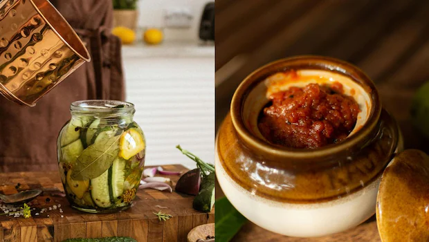 NDTVFood's tweet photo. Achaar vs Pickle: How Are They Different In Terms Of Preparation, Flavour, And Uses
https://t.co/FehDxzAq1z
#achaar #pickle #difference https://t.co/wGDQUAjnBP