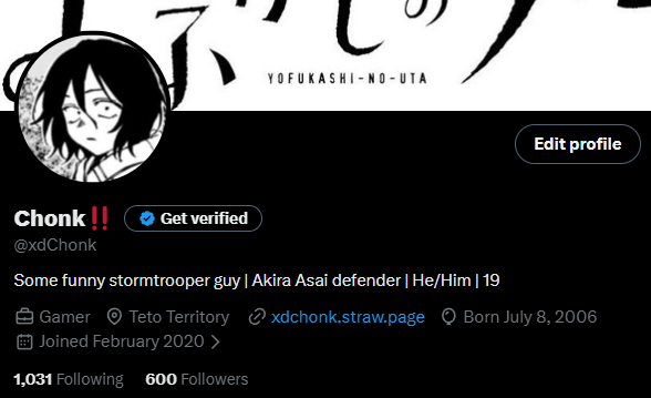 xdChonk's tweet image. 600 auraful people

#Hello