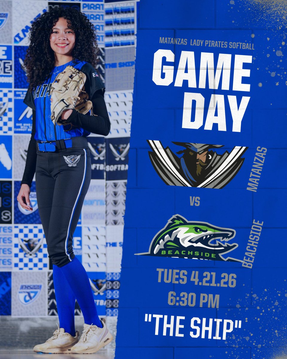 MatanzasSB's tweet photo. 🚨: GAME DAY
‼️: HOME FINALE
🗓️: 4.21.26
⏰: 6:30PM
🥎: BEACHSIDE
🗺: THE SHIP
📍: 3535 PIRATE NATION WAY
🎟: HOMETOWN
💧: ⚪️🔵⚪️
#SheWhoHasTheWill 🏴‍☠️
#TakeEverything
W.I.N.☠️ https://t.co/AJzX9FWyKh