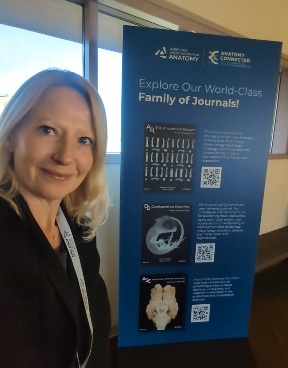 heatherfsmith's tweet photo. And that’s a wrap on Anatomy Connected 2026! Thanks to @AnatomyOrg for another amazing conference. It’s always an honor to represent @AnatRecord, and a joy to hear about the latest exciting research in our field &amp; connect with colleagues and friends https://t.co/C30Pg7ey0I