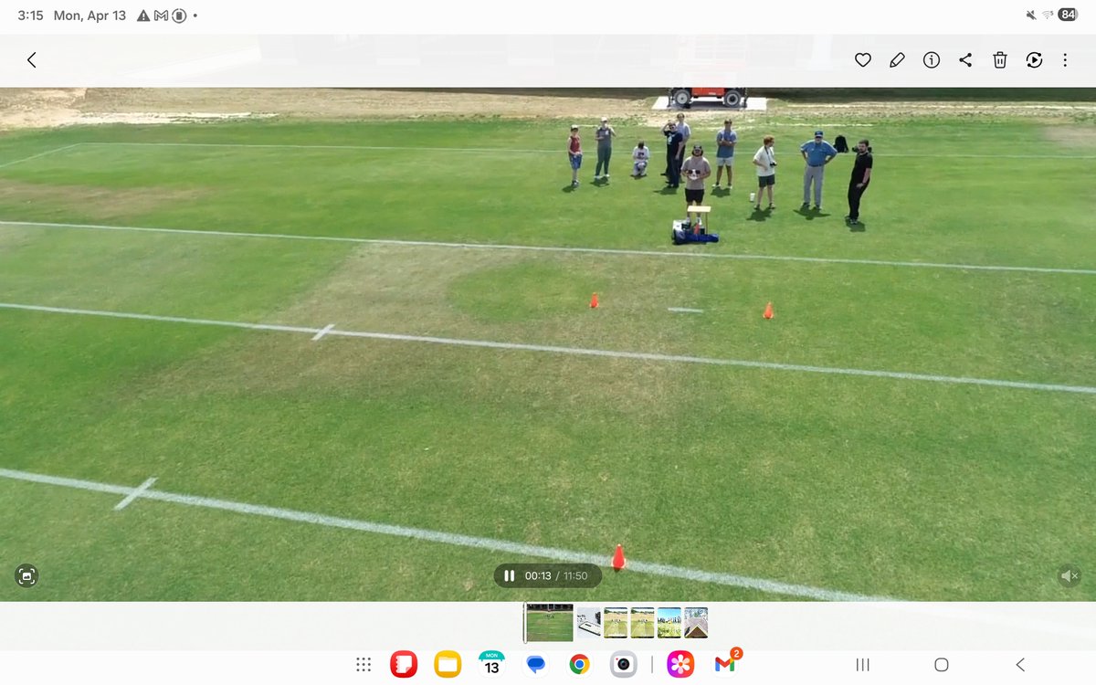 GeospatialTroy's tweet photo. Mr. Allenback, the UAS Program director, is teaching UAS 2212 Piloting Familiarization. The class was  week flying drones  last week. Mr. Allenback reports that 5 of the students have earned their FAA Part 105 Pilot License since the class began.  Looked like fun! https://t.co/usmgNEFXjV
