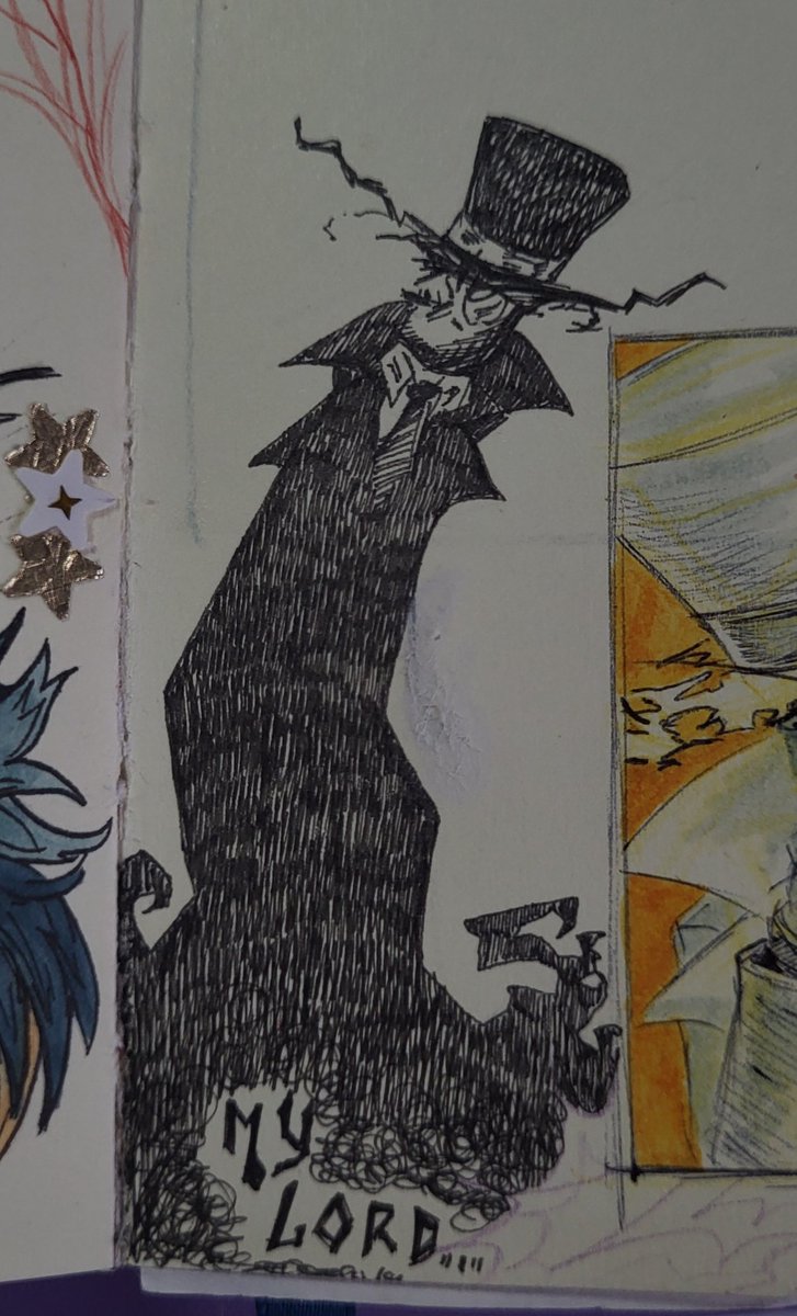 I love when people dram him as
Shadow blob
My man

#Villainous #BlackHat