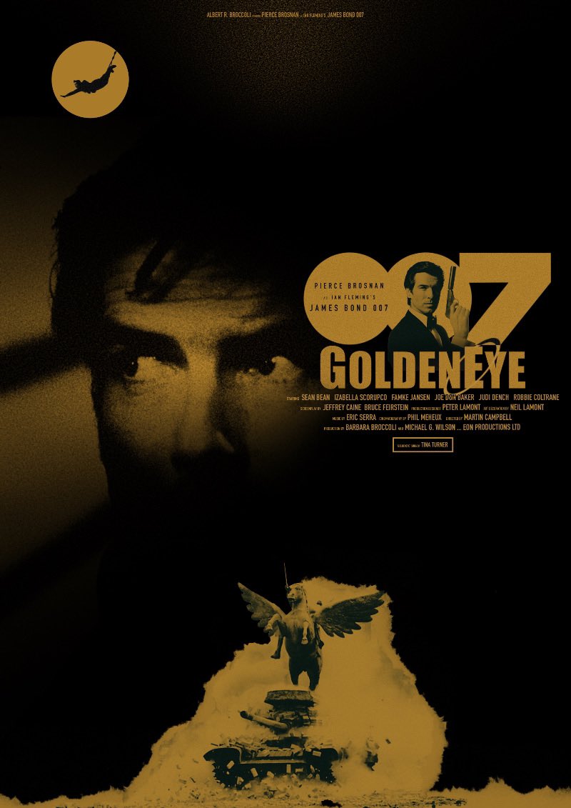 PosterEscape's tweet image. Stunning posters for GoldenEye by @bartnikp23 

#JamesBond #GoldenEye