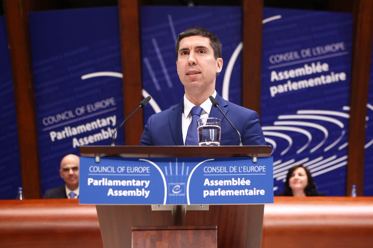 MihaiPopsoi's tweet image. 🇲🇩🇪🇺Honored to address #PACE as Chair of the Committee of Ministers of the @coe. Presented key results: Chisinau Declaration on social rights, stronger social protection &amp;amp; action vs online violence. Reaffirmed our EU path &amp;amp; support for Ukraine.