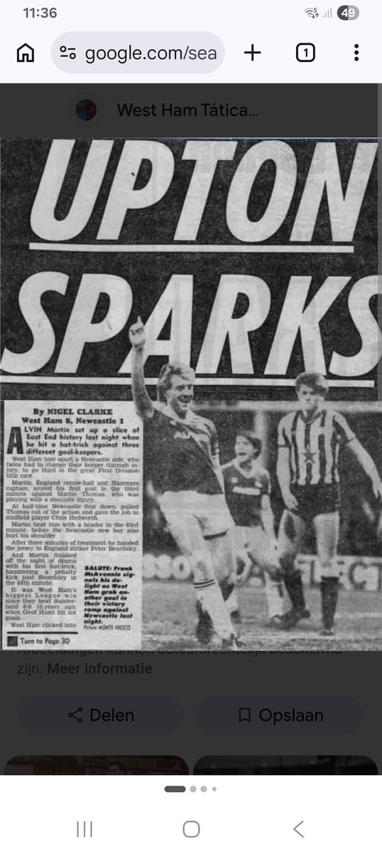 On this Day, 21th April 1986, I was there to see the Hammers <a href="/WestHam/">West Ham United</a> beating <a href="/NUFC/">Newcastle United</a> 8-1!!
The visitors used 3 goalkeepers that night, including Peter Beardsley...
Alvin Martin scored a hattrick, one against each goalkeeper..
#groundhopping