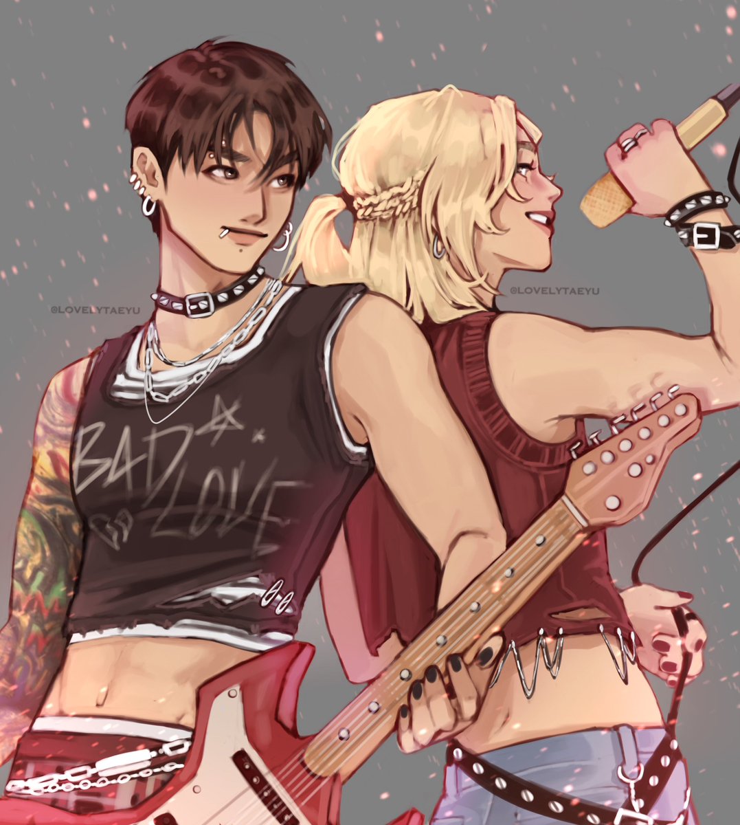 lovelytaeyu's tweet image. rockstars jikook 💥🎸🎧🤘🏻

#BTS_ARİRANG #btsfanart #jikook
#bts