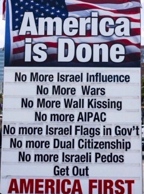 MemeBabeV7's tweet photo. @TheCradleMedia Vote #NotBought across party lines. Vet thru
@TrackAIPAC
@OpenSecretsDC
Let's take America back! Nobody wants to die for #IsraHell. #WeAreDONE!!! Let"s take care of Americans!!! Majority of our politicians are bought. Time to clean house! #AmericaFirst Please share! PERIODT!! https://t.co/nHdzT42T2W