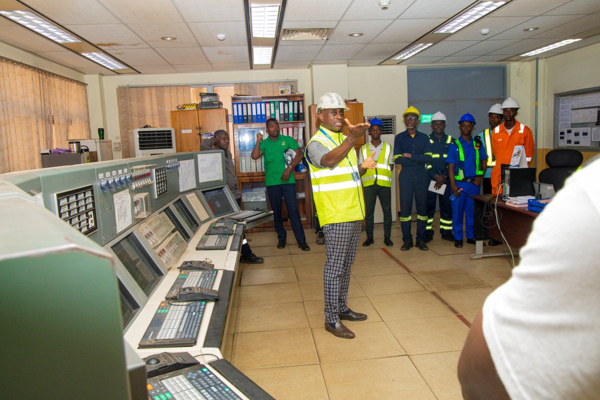 TemaOilrefinery's tweet photo. On 17th April, Regional Maritime University undertook an educational industrial visit to Tema Oil Refinery (TOR), reinforcing the institution’s commitment to bridging academic learning with practical industry exposure.
The delegation comprised 18 students and a lecturer, representing diverse academic levels (Level 100 to Level 400) and disciplines, predominantly engineering, with a blend of ports and logistics studies. The group arrived at the refinery at approximately 9:30 a.m.
Upon arrival, the Public Affairs Department warmly received the students and ushered them to the training centre for an introductory session. The presentation provided a comprehensive overview of TOR’s operations, structure, and strategic role within Ghana’s energy sector, setting the stage for a deeper engagement.
A key highlight of the visit was a safety briefing delivered by the Safety Manager, who emphasized the refinery’s strict adherence to safety protocols, policies, and best practices. The session underscored the critical importance of safety in ensuring operational efficiency and protecting both personnel and assets.
The engagement continued with a detailed technical presentation by the Morning Shift Manager, offering insights into refinery processes and operations. This was followed by a guided tour of key operational areas, including the utilities section, control room, powerhouse, Residue Fluid Catalytic Cracking (RFCC) unit, and Crude Distillation Unit (CDU). Managers at each unit provided in-depth explanations of their processes, giving students firsthand exposure to real-time industrial operations.
The visit served as a valuable learning experience, effectively integrating classroom knowledge with practical industry application, and inspiring the next generation of professionals in the energy and maritime sectors.
#TemaOilRefinery #IndustrialVisit #EngineeringEducation #EnergySector #HandsOnLearning #RMU #GhanaIndustry