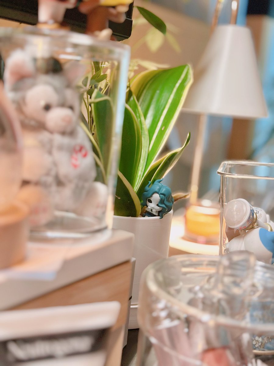 片付けほったらかしてグレイス色んなところに置いて遊んでる