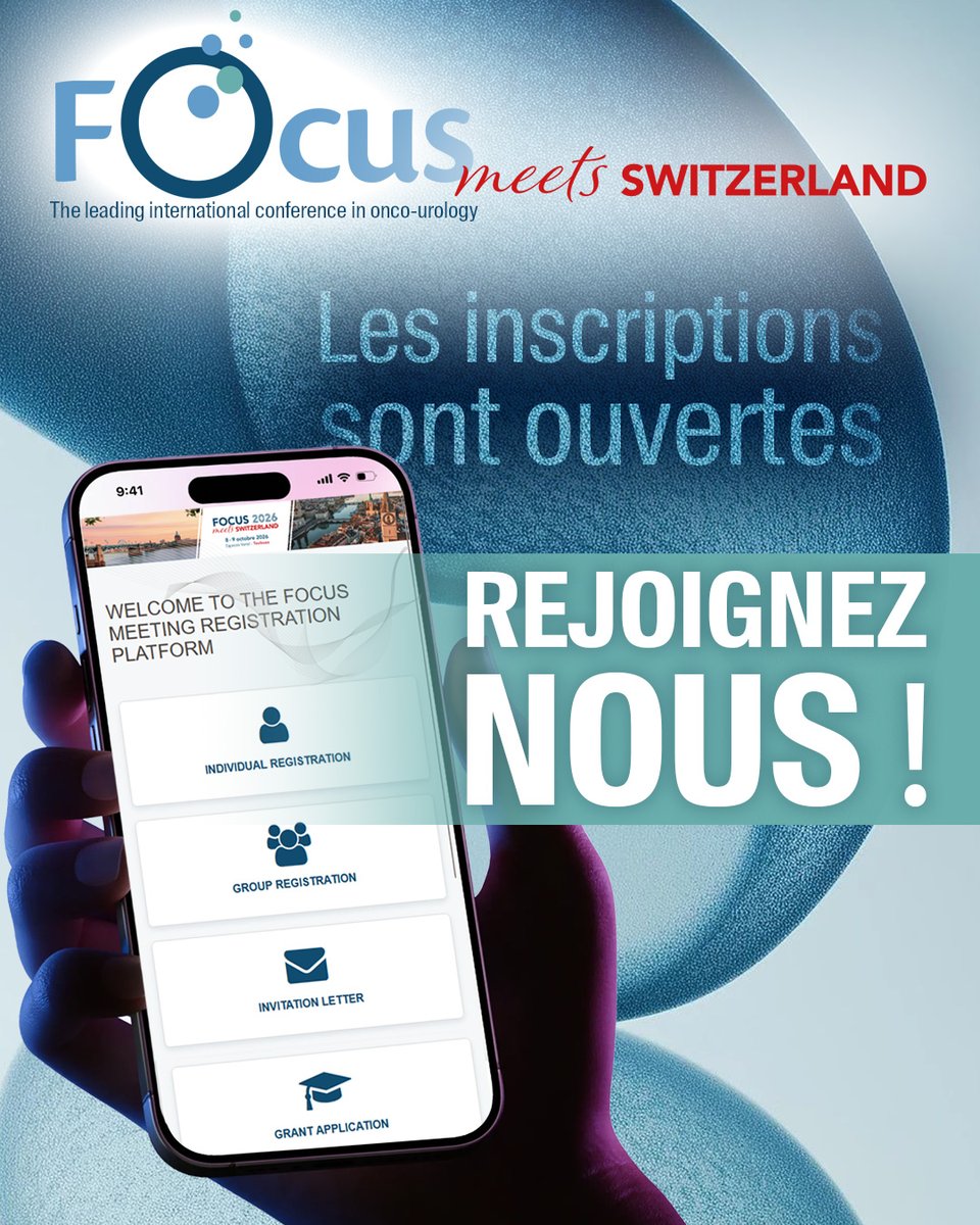 FocusMeeting's tweet photo. Et si vous preniez une longueur d'avance en onco-urologie ?
 
Intégrez une communauté d'experts, réunis pour décrypter les avancées majeures des tumeurs uro-génitales et optimiser ensemble laprises en charge des patients.

🎟️ Inscrivez-vous : https://t.co/jLYnK3Dvu1 https://t.co/5WfjPnmEsC