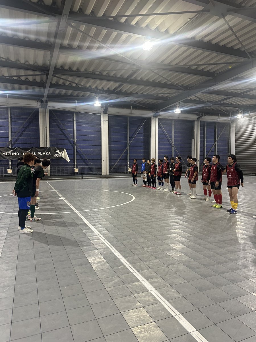 【トレーニングマッチ　結果】

vs東京ヴェルディフットサルチーム

1st   2-1
2nd 2-0
3rd 4-0
total 8-1

東京ヴェルディさん、ありがとうございました！