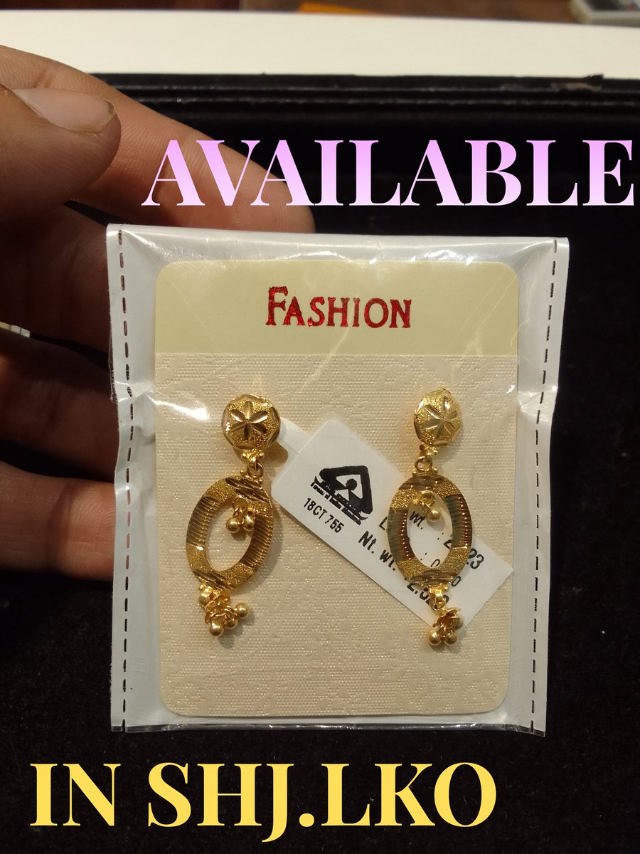 shj_lko's tweet image. 18k HM Gold Earrings (Shri Hari Om Jewellers)
.
.
.
.
.
.
#goldjewellery #gold #earrings