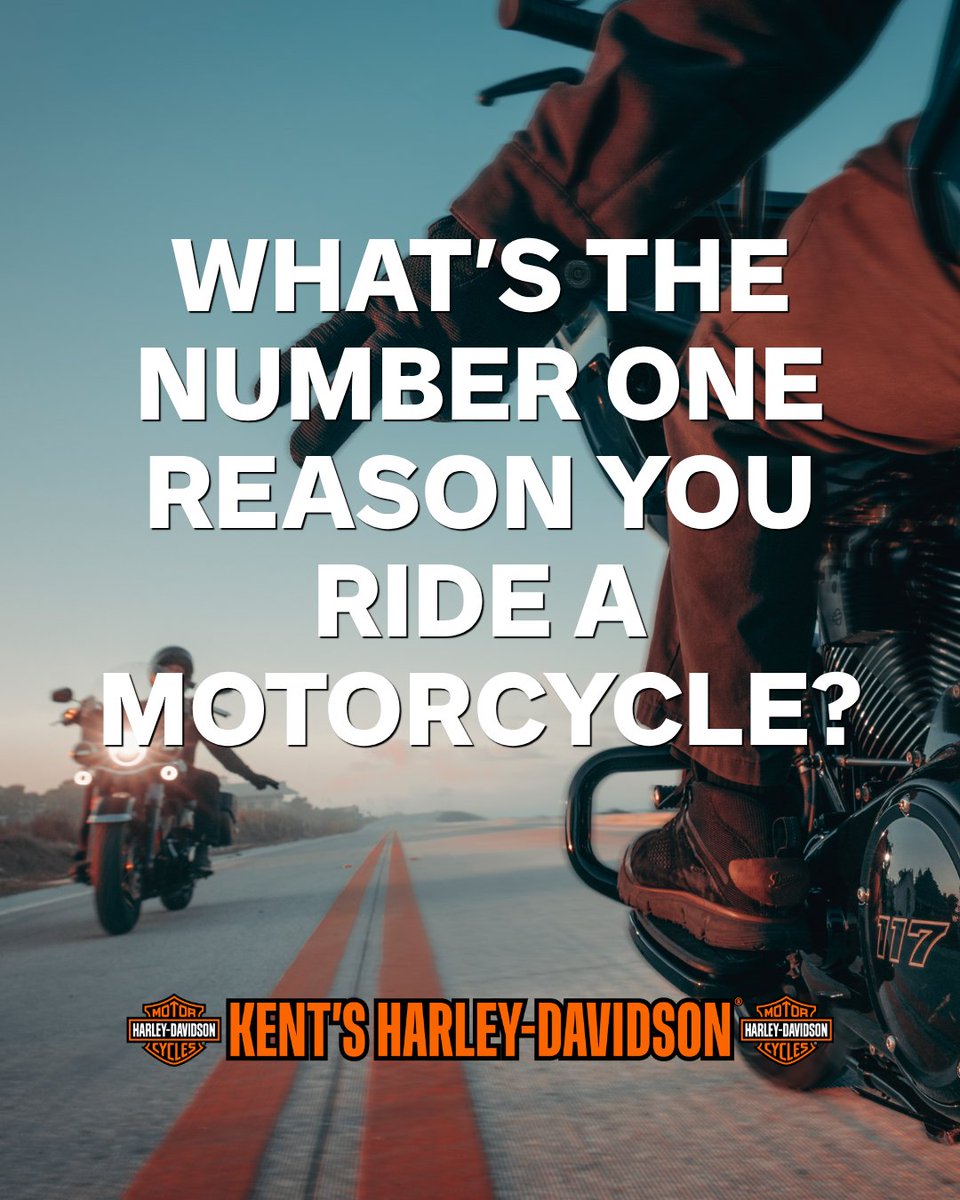kentshd1964's tweet image. We all #RIDE for different reasons. What's your main reason to ride?