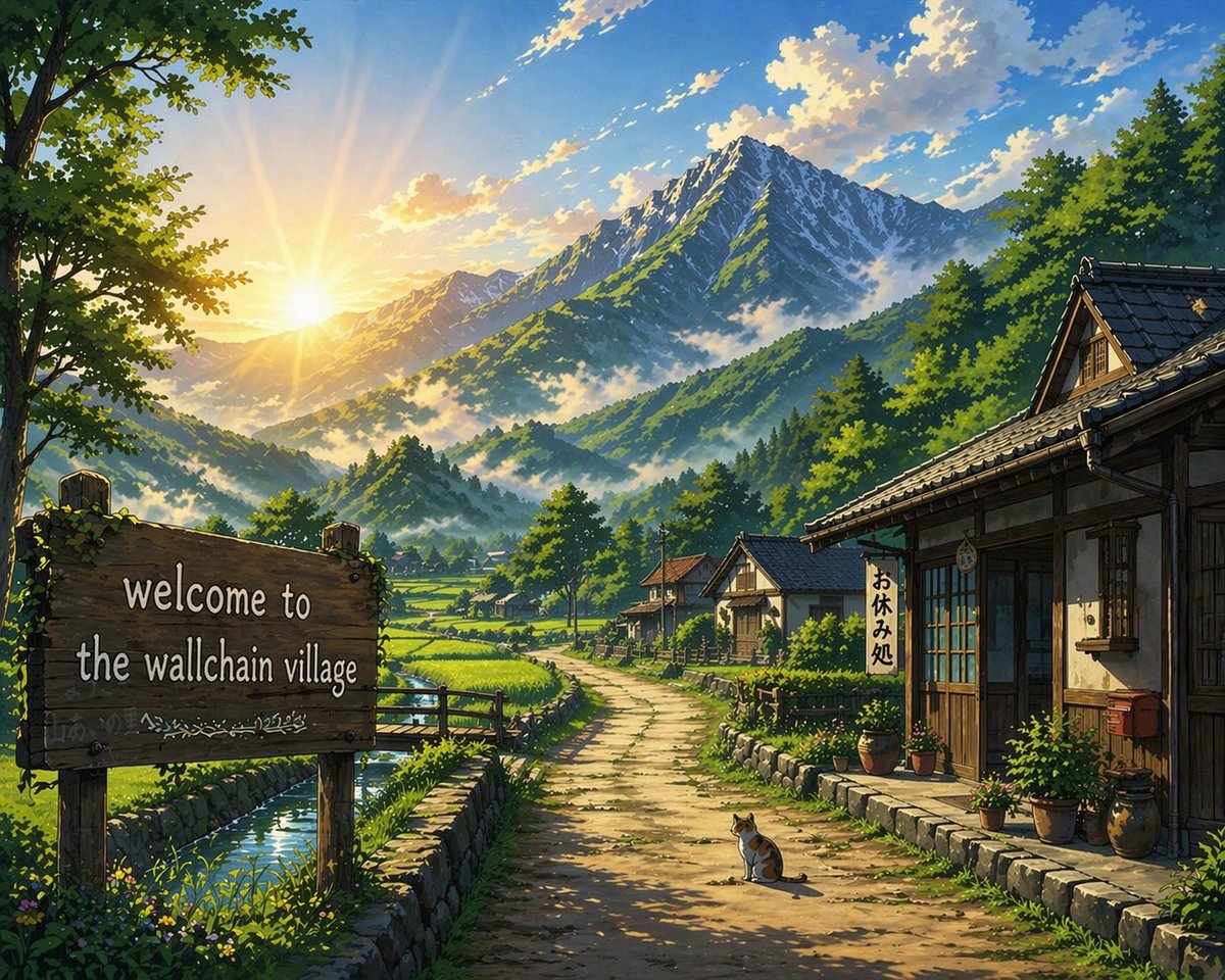 gQuack fam!! 

For every dawn brings a quiet promise
work with grace and the sun shall favor you

<a href="/wallchain/">Wallchain Quacks</a>  🦆