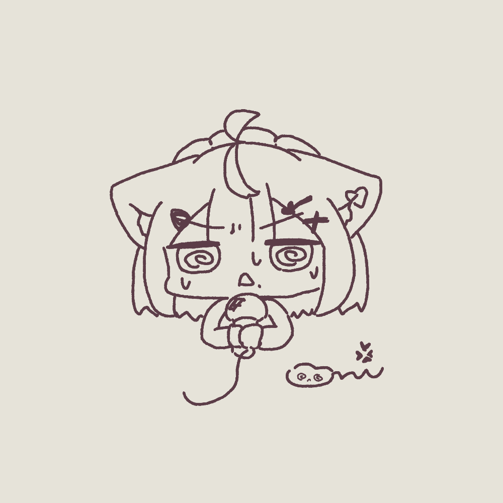 みんなのまえで歌うの緊張しちゃううに

#うにが描いたよ