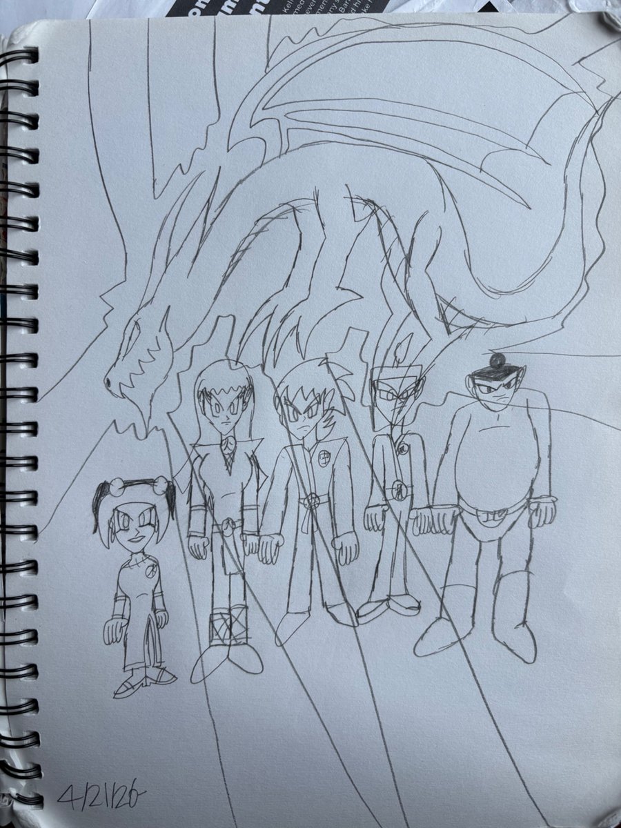 ReNellGlover's tweet image. The Dragon Squadron and Their Mentor 
#ReNellGlover #RealHumanArtist #Cartoons #Anime #Drawing #Artwork #illustration #Comics #Manga #Zevox #DragonSquadronRyuOhKen #竜戦隊龍王拳