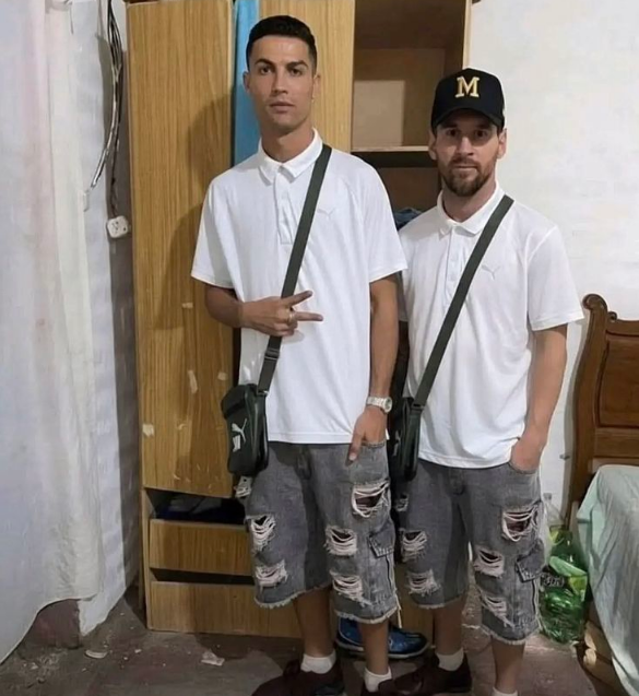 Tirando facha con el pana