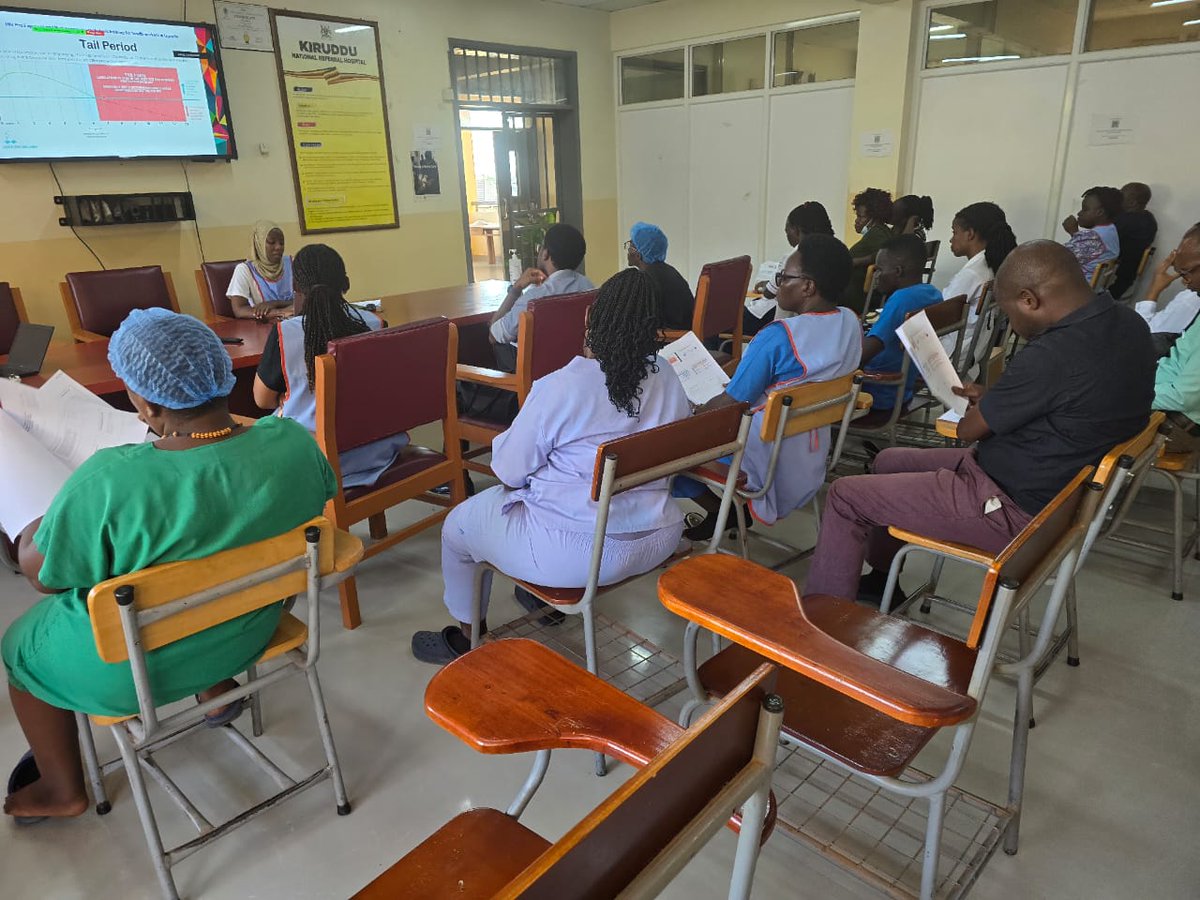 SabitiLaban's tweet photo. This afternoon, we had a successful engagement with health workers at Kiruddu NRH to discuss new PrEP approaches, especially injectable Lenacapavir and its role out at the hospital. Health workers appreciate the new knowledge and are eagerly waiting to start its implementation. https://t.co/o2ke6IlkSu