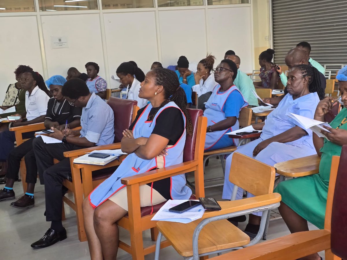 SabitiLaban's tweet photo. This afternoon, we had a successful engagement with health workers at Kiruddu NRH to discuss new PrEP approaches, especially injectable Lenacapavir and its role out at the hospital. Health workers appreciate the new knowledge and are eagerly waiting to start its implementation. https://t.co/o2ke6IlkSu