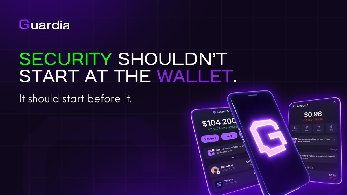 Are you tired of getting your wallets drained? 

Working hard, hustling hard, and grinding hard in the space then all of a sudden you get DRAINED, then you lose everything instantly!

What if there's a security app that can prevent DRAINS before it happens? 

Check <a href="/GuardiaApp/">Guardia</a> ,